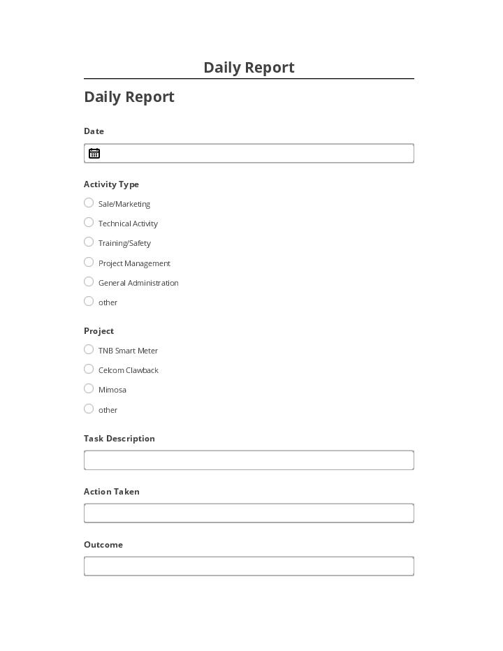 Archive Daily Report