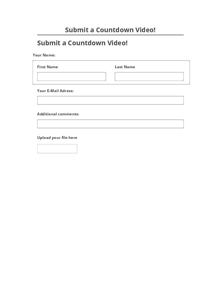 Update Submit a Countdown Video! from Salesforce