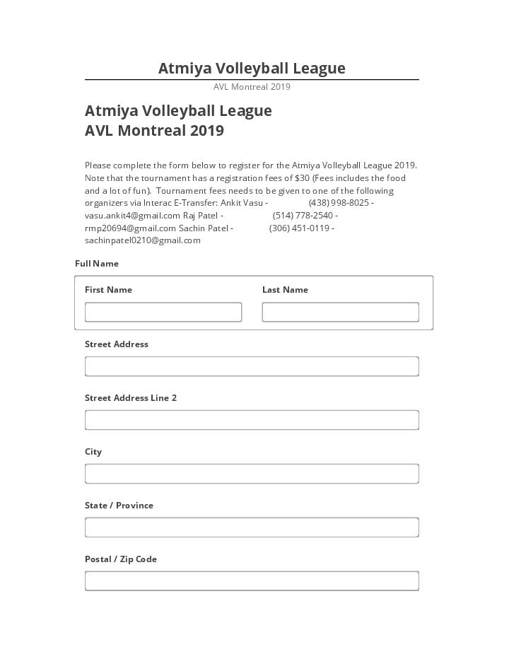 Archive Atmiya Volleyball League to Netsuite