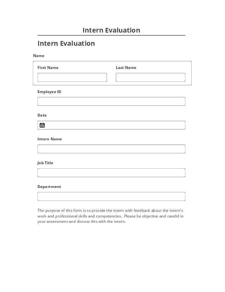 Export Intern Evaluation to Netsuite