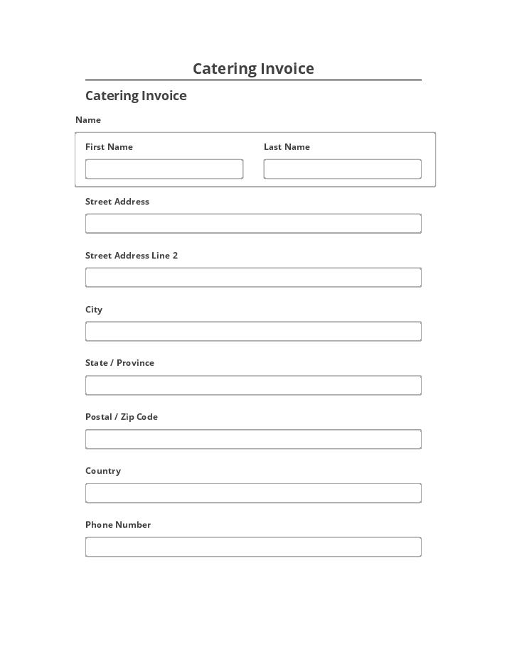 Incorporate Catering Invoice in Netsuite