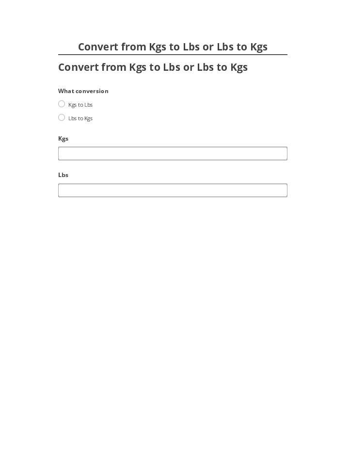Manage Convert from Kgs to Lbs or Lbs to Kgs in Netsuite
