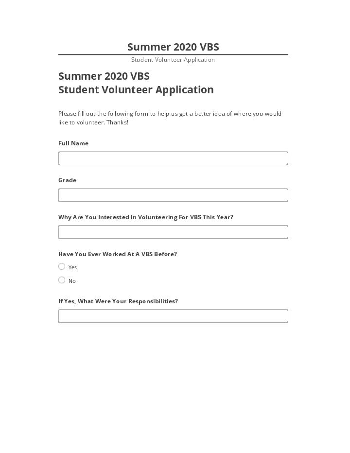 Manage Summer 2020 VBS in Microsoft Dynamics