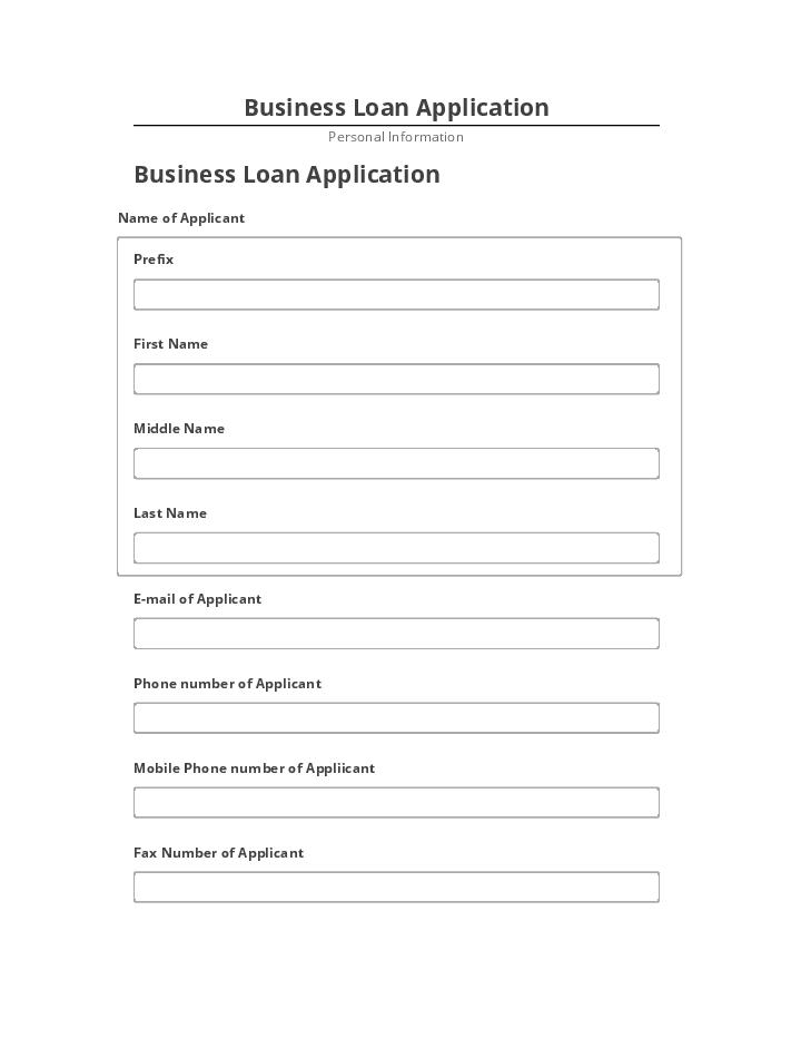 Archive Business Loan Application to Salesforce