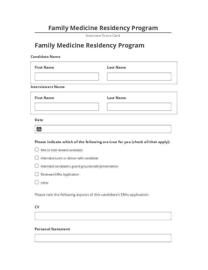 Manage Family Medicine Residency Program in Microsoft Dynamics