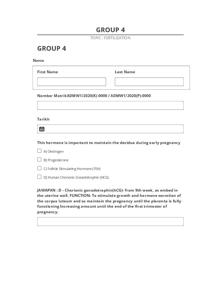 Incorporate GROUP 4 in Microsoft Dynamics