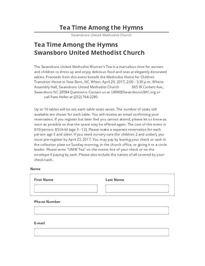 Synchronize Tea Time Among the Hymns with Netsuite
