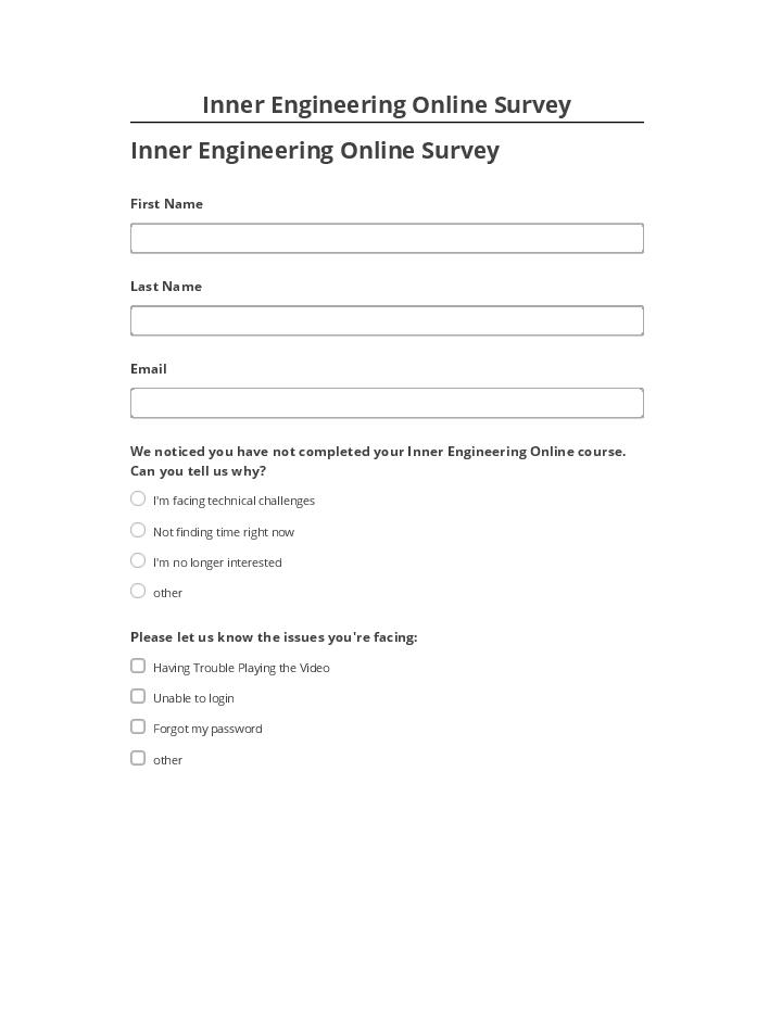 Synchronize Inner Engineering Online Survey
