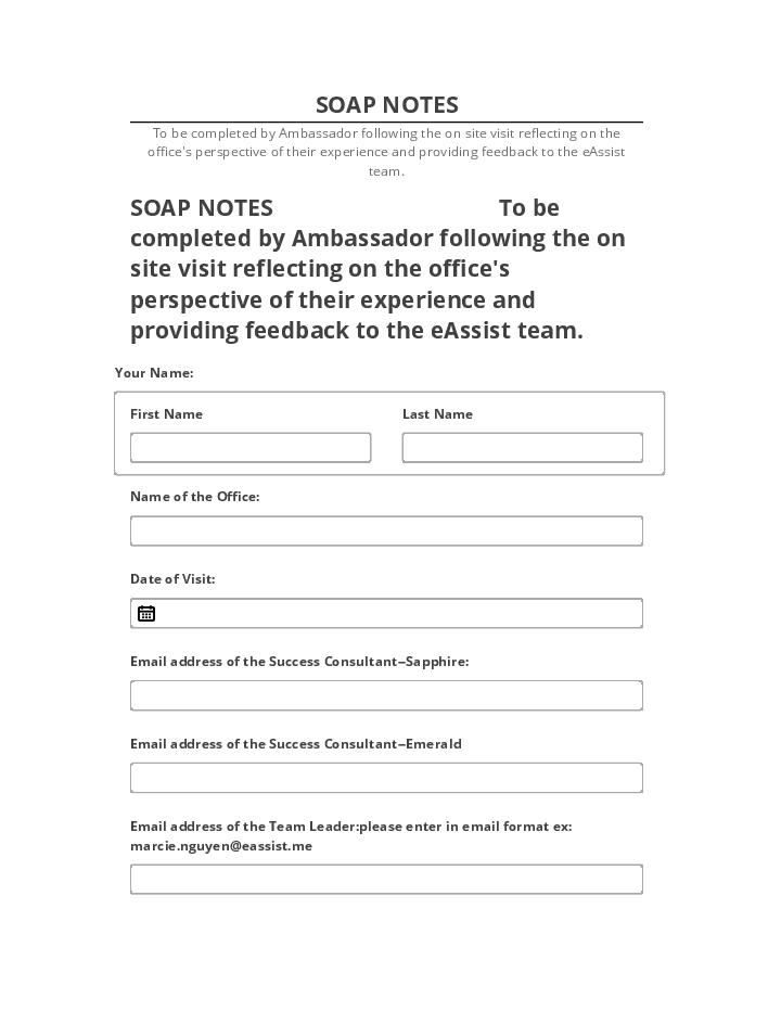 Integrate SOAP NOTES with Microsoft Dynamics
