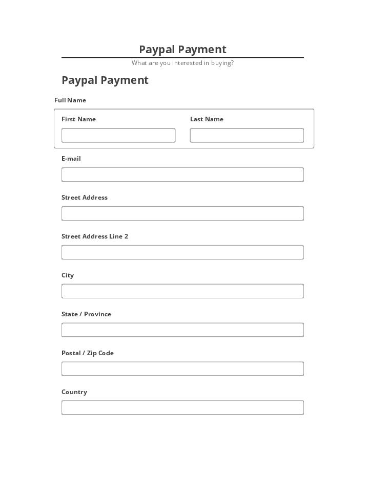 Extract Paypal Payment