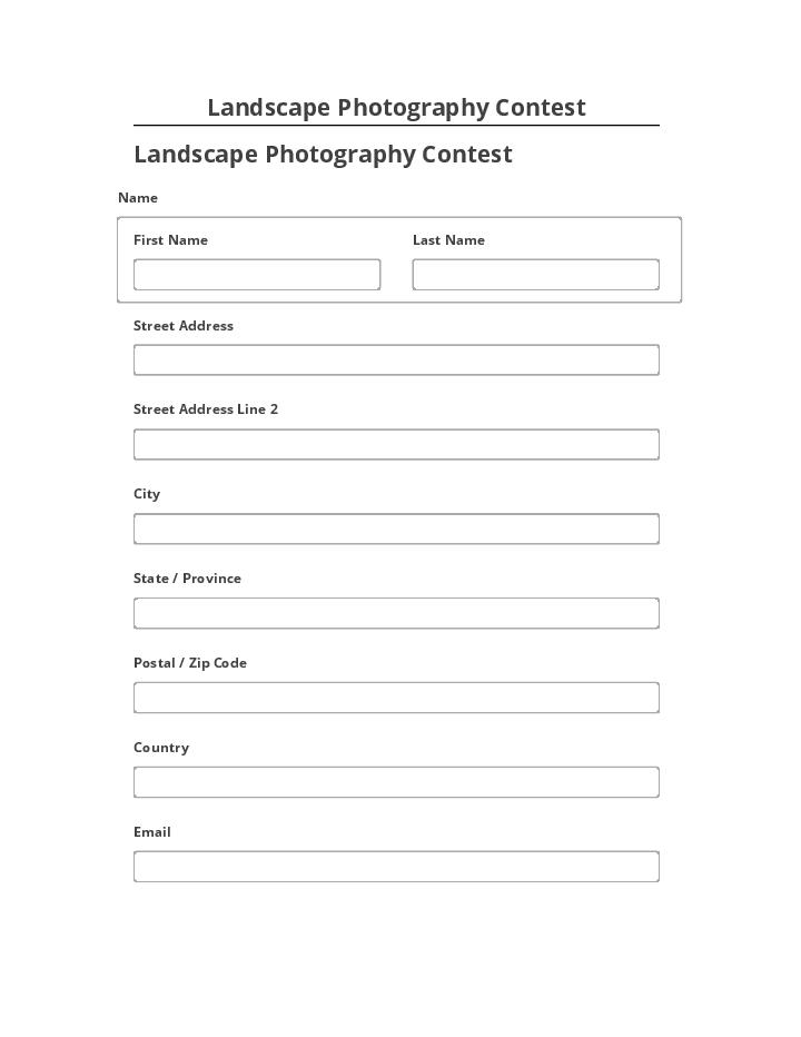 Archive Landscape Photography Contest to Salesforce