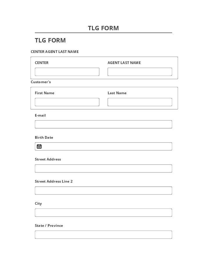 Extract TLG FORM