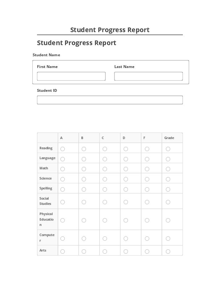 Archive Student Progress Report to Netsuite