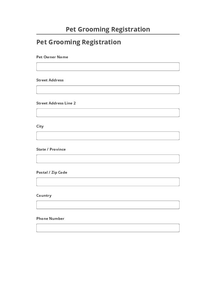 Incorporate Pet Grooming Registration in Netsuite