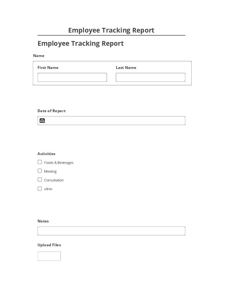 Update Employee Tracking Report from Netsuite