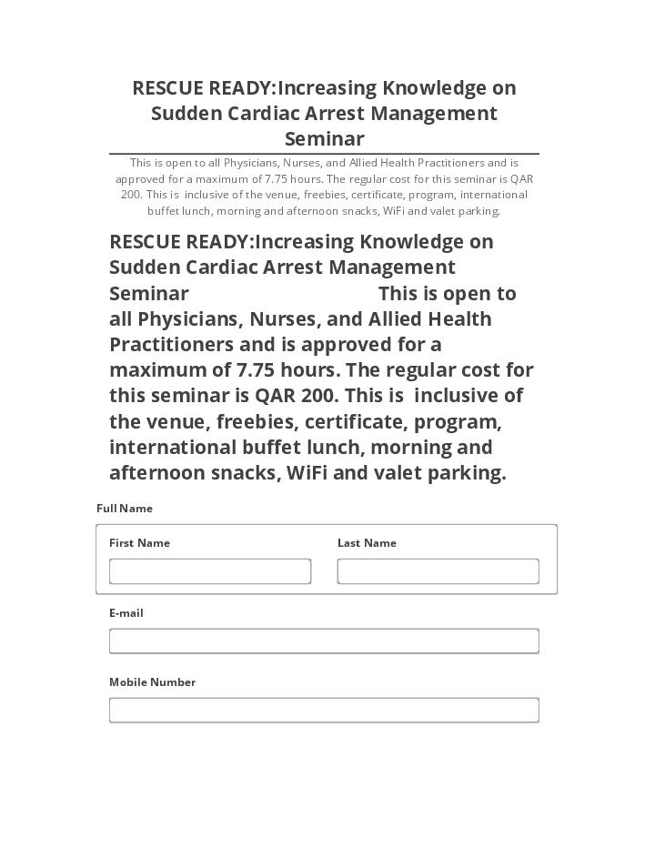 Synchronize RESCUE READY:Increasing Knowledge on Sudden Cardiac Arrest Management Seminar with Microsoft Dynamics