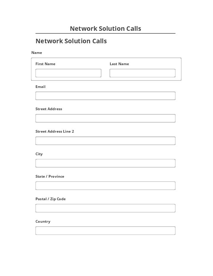 Extract Network Solution Calls