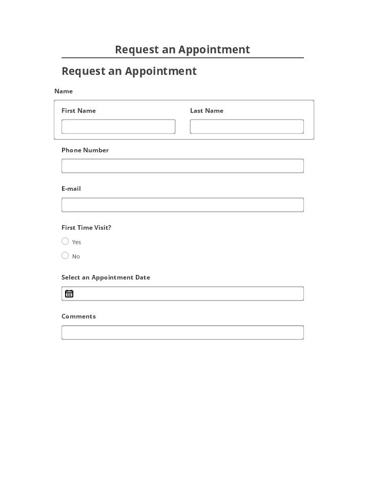 Manage Request an Appointment