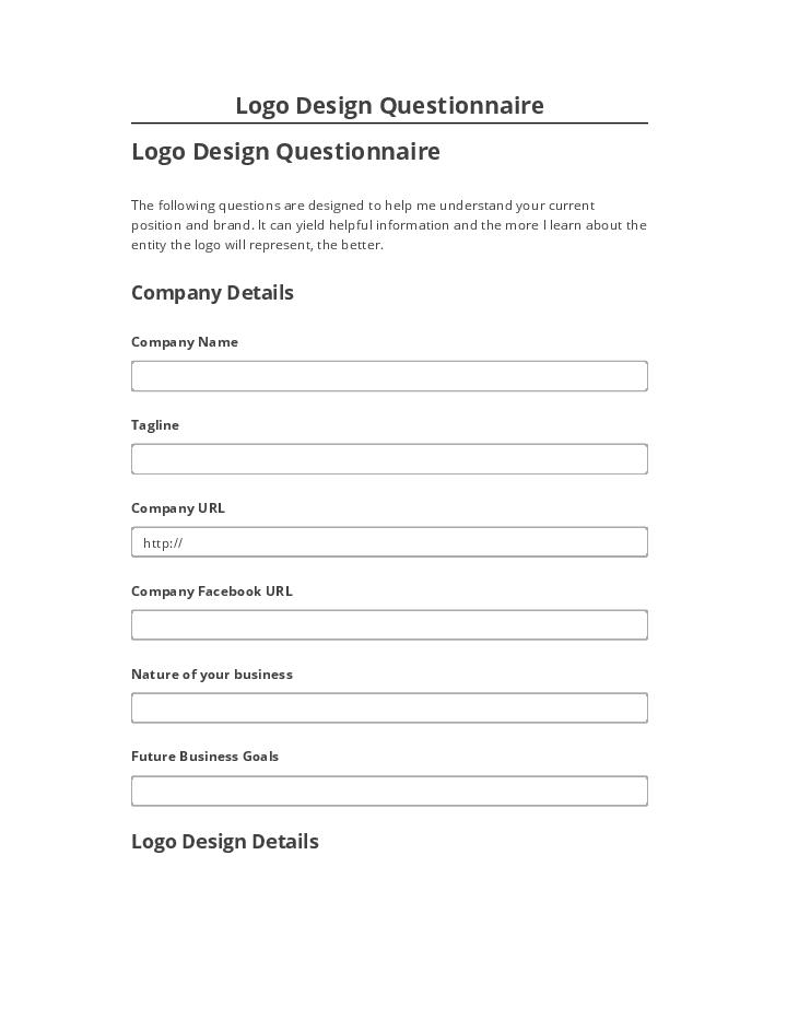 Incorporate Logo Design Questionnaire in Salesforce