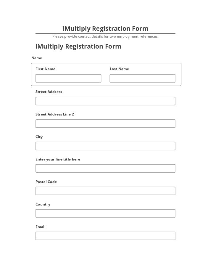 Incorporate iMultiply Registration Form in Microsoft Dynamics