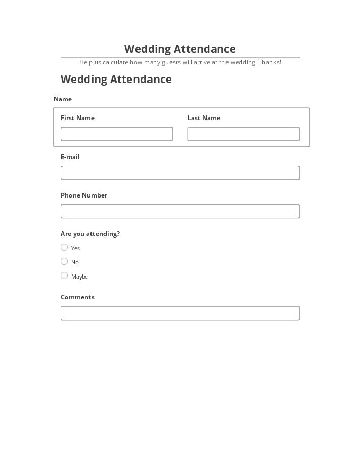 Automate Wedding Attendance in Microsoft Dynamics