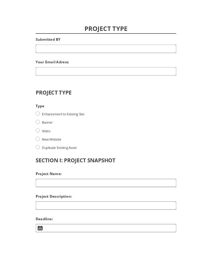 Automate PROJECT TYPE in Netsuite