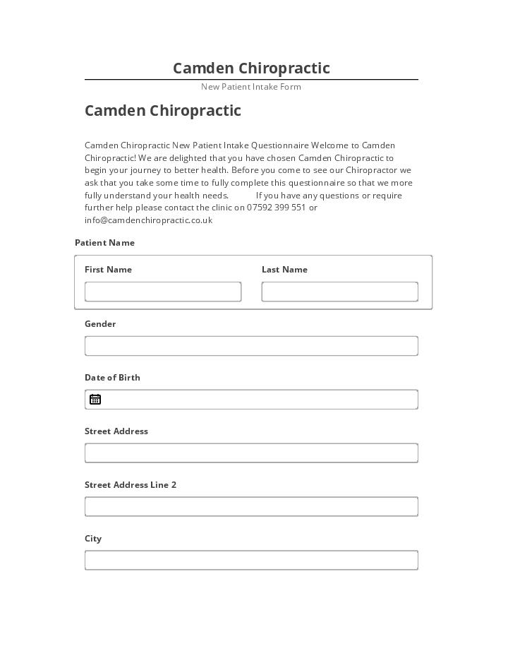 Integrate Camden Chiropractic with Netsuite