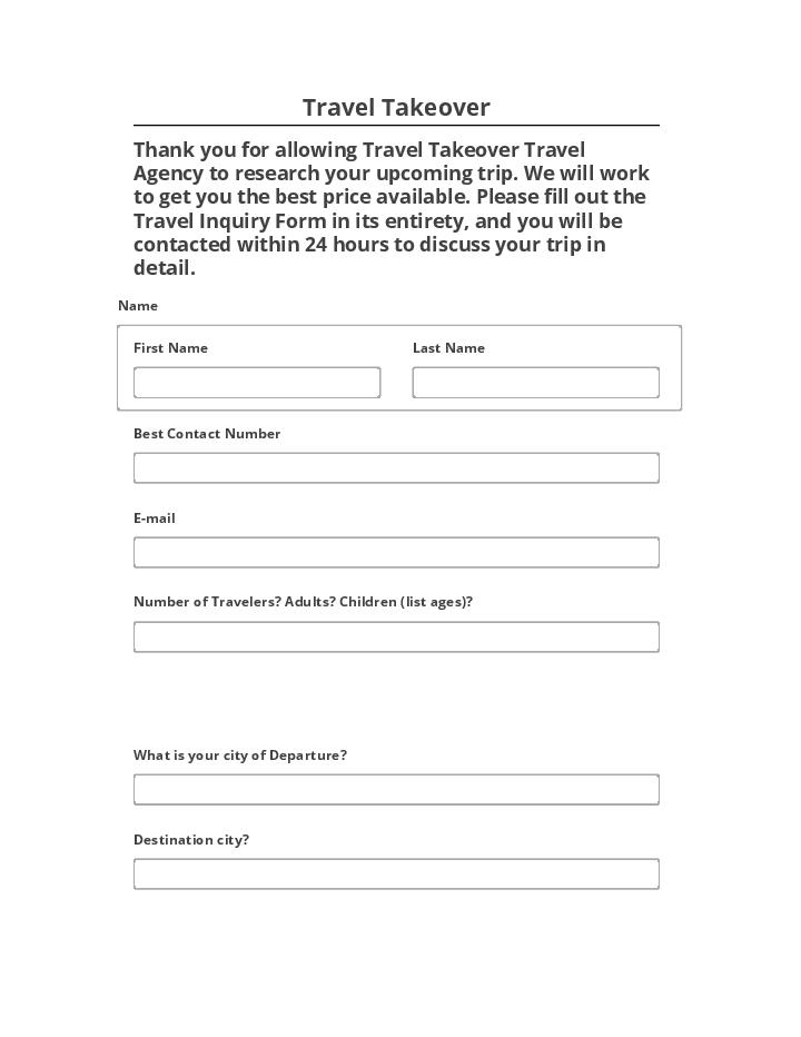Arrange Travel Takeover in Microsoft Dynamics