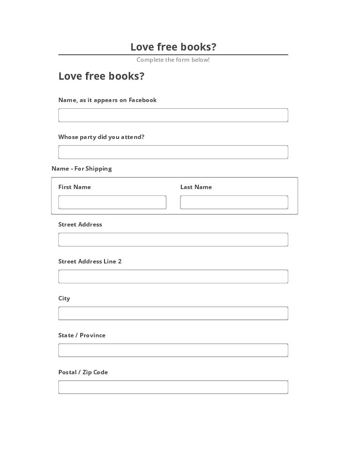 Update Love free books?
