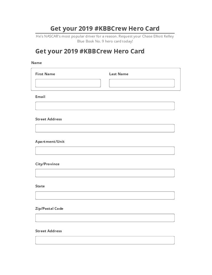 Update Get your 2019 #KBBCrew Hero Card from Netsuite