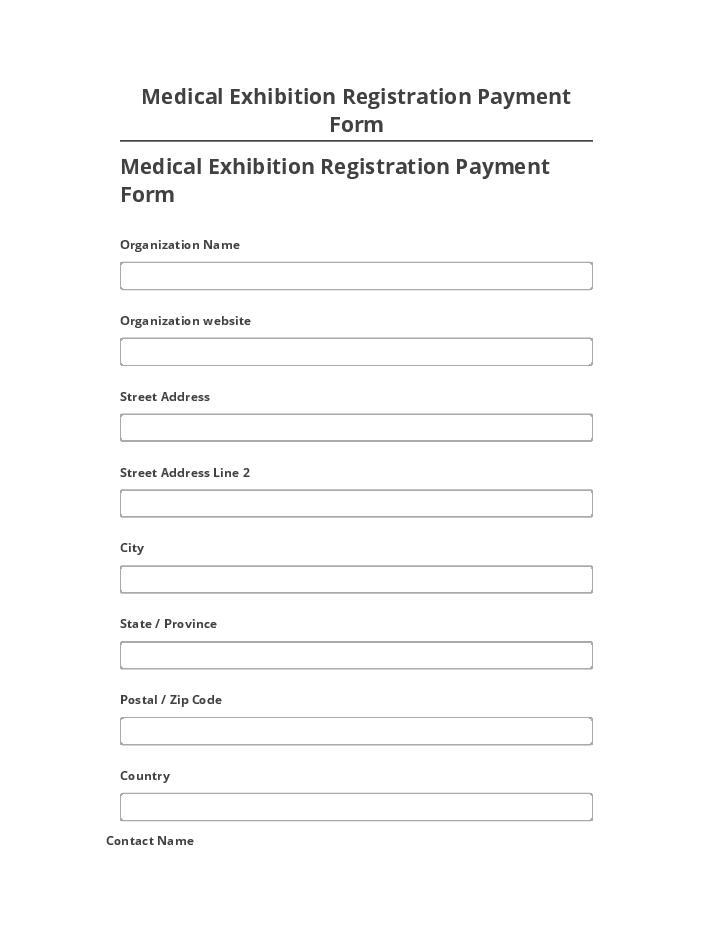 Archive Medical Exhibition Registration Payment Form to Netsuite