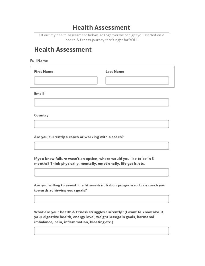 Integrate Health Assessment