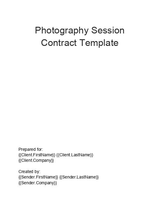 Export Photography Session Contract to Microsoft Dynamics