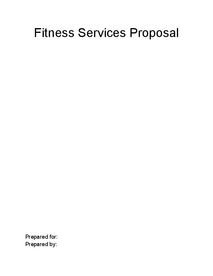 Extract Fitness Services Proposal