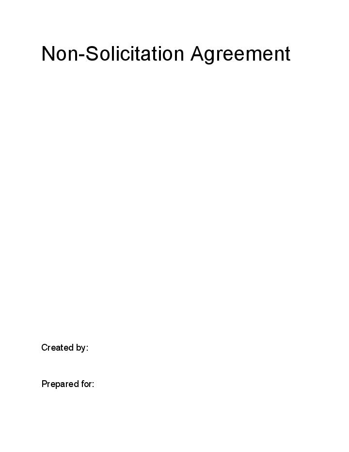 Pre-fill Non-solicitation Agreement from Microsoft Dynamics