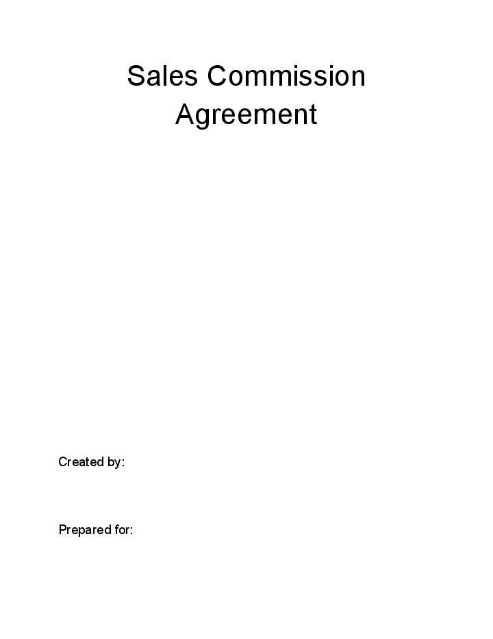 Update Sales Commission Agreement from Netsuite
