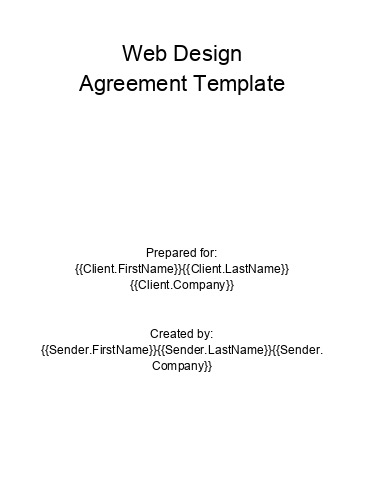 Export Web Design Agreement to Netsuite