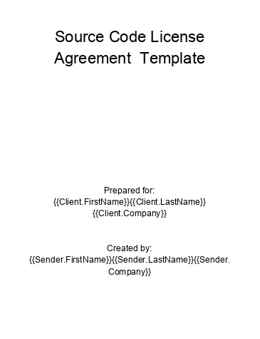 Arrange Source Code License Agreement in Netsuite