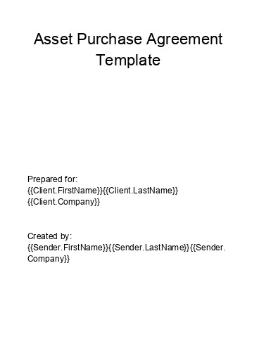 Incorporate Asset Purchase Agreement in Netsuite