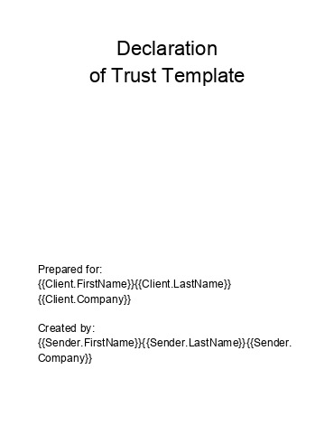Automate Declaration Of Trust in Microsoft Dynamics