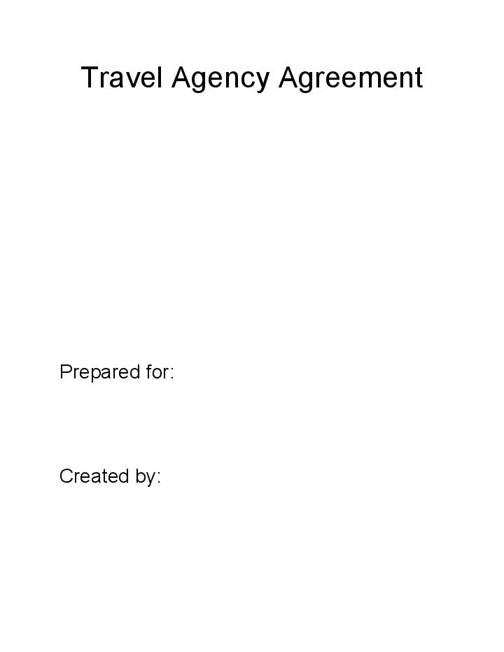 Update Travel Agency Agreement from Netsuite
