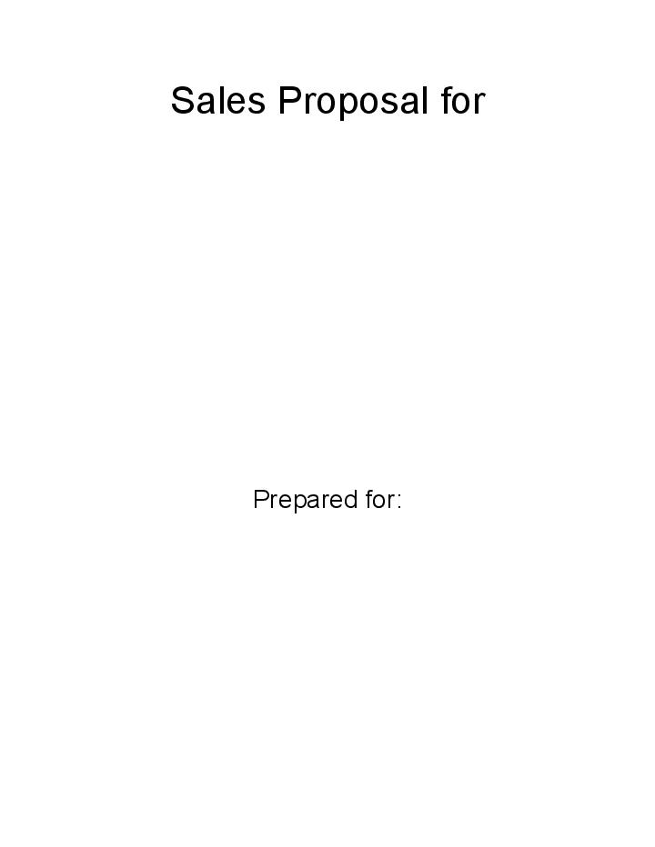 Pre-fill Simple Sales Proposal