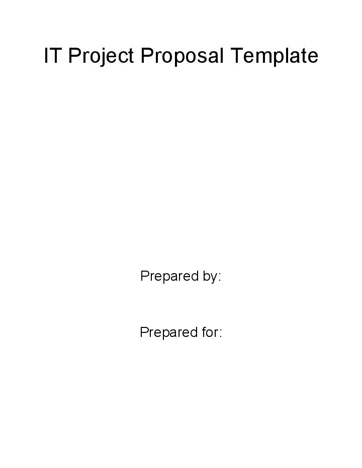 Arrange IT Project Proposal
