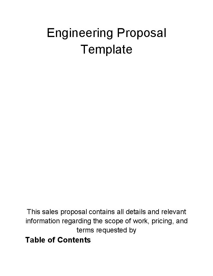 Incorporate Engineering Proposal in Microsoft Dynamics