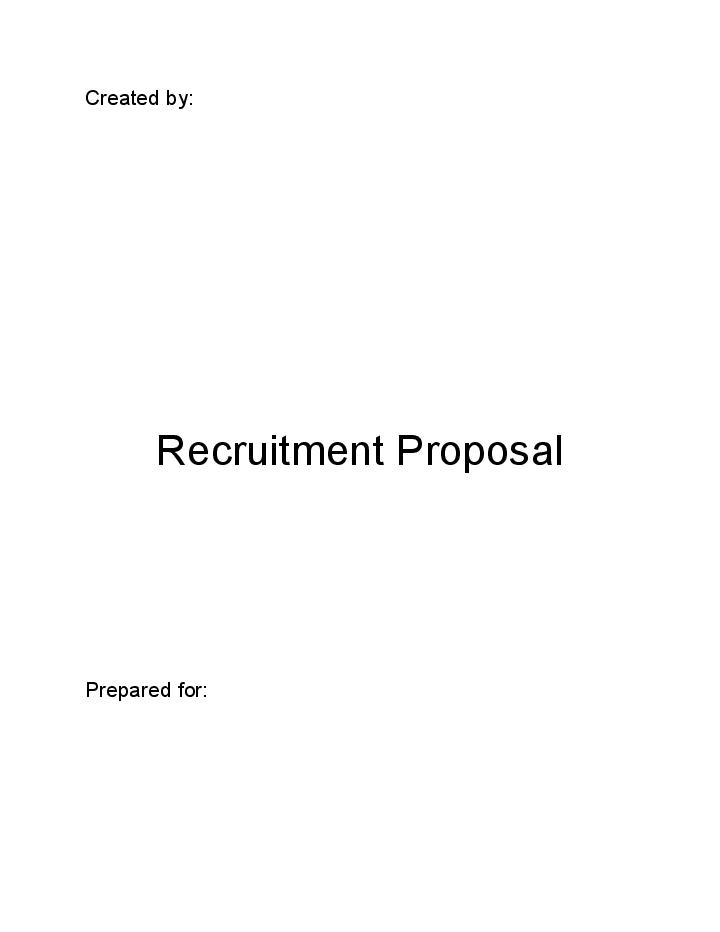 Automate Recruitment Proposal