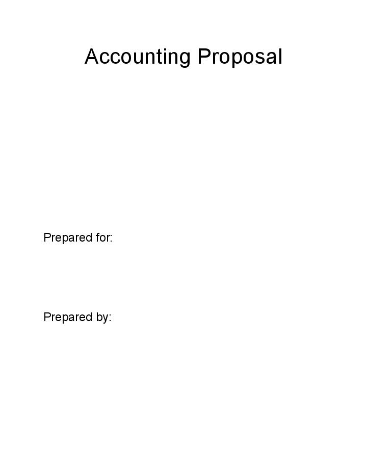 Automate Accounting Proposal in Netsuite