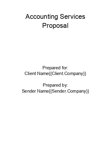 Archive Accounting Services Proposal