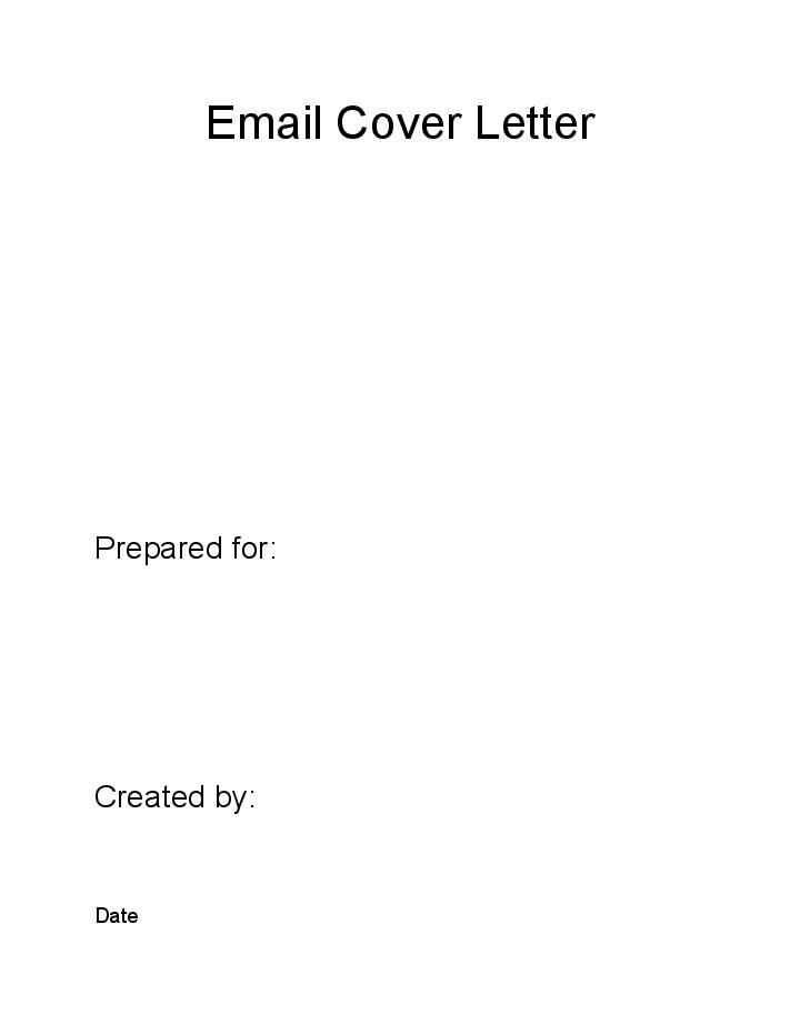 Integrate Email Cover Letter with Salesforce