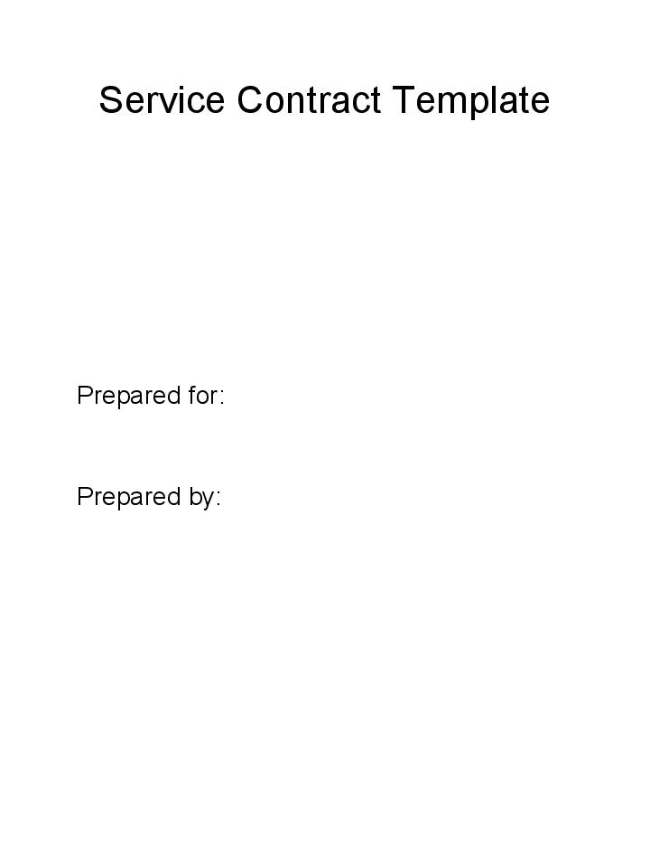 Archive Service Contract to Salesforce