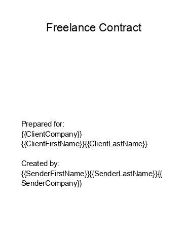 Integrate Freelance Contract